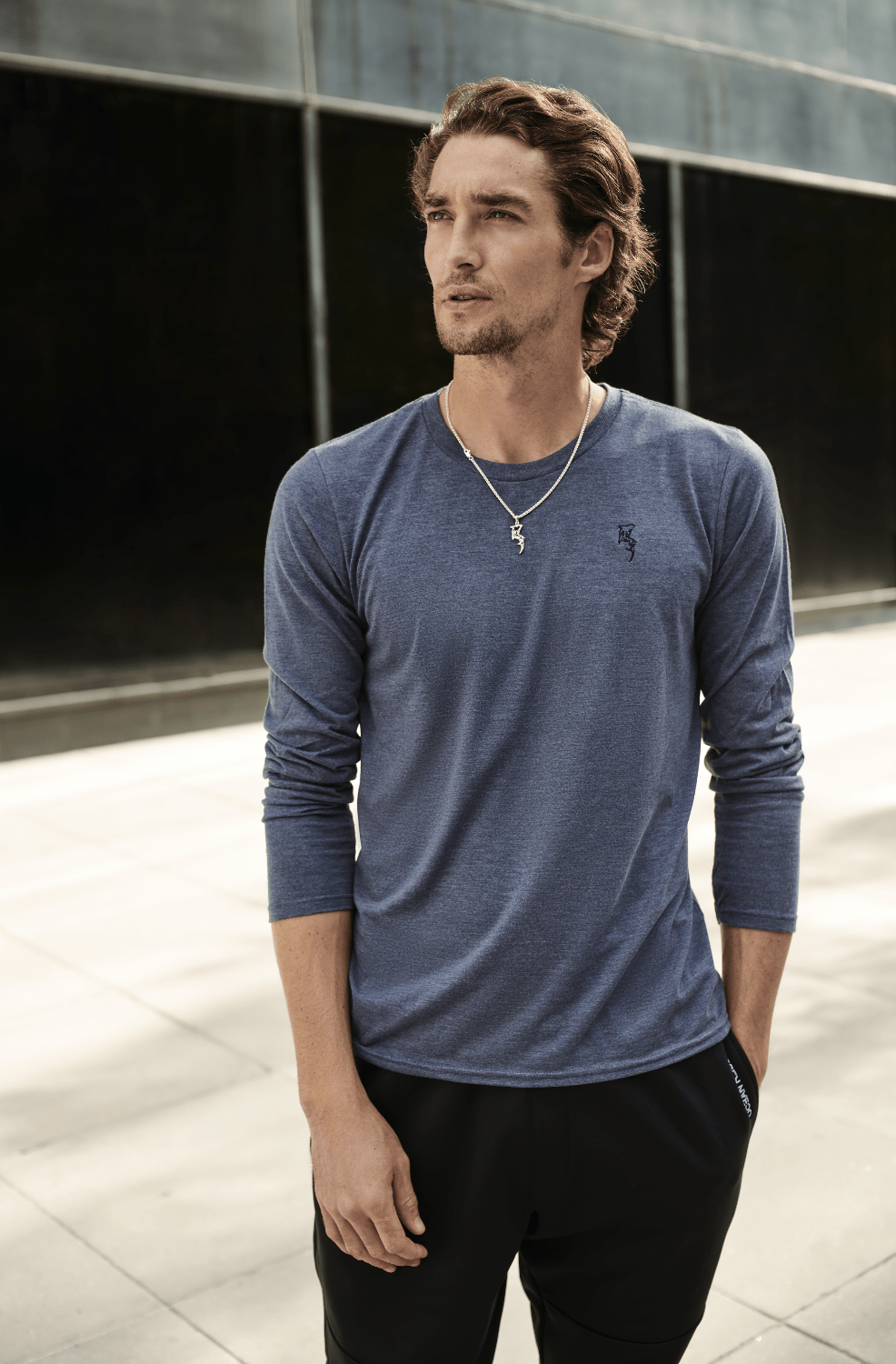 Ocean Rebel T-Shirt Tri-Blend Long Sleeve Tee