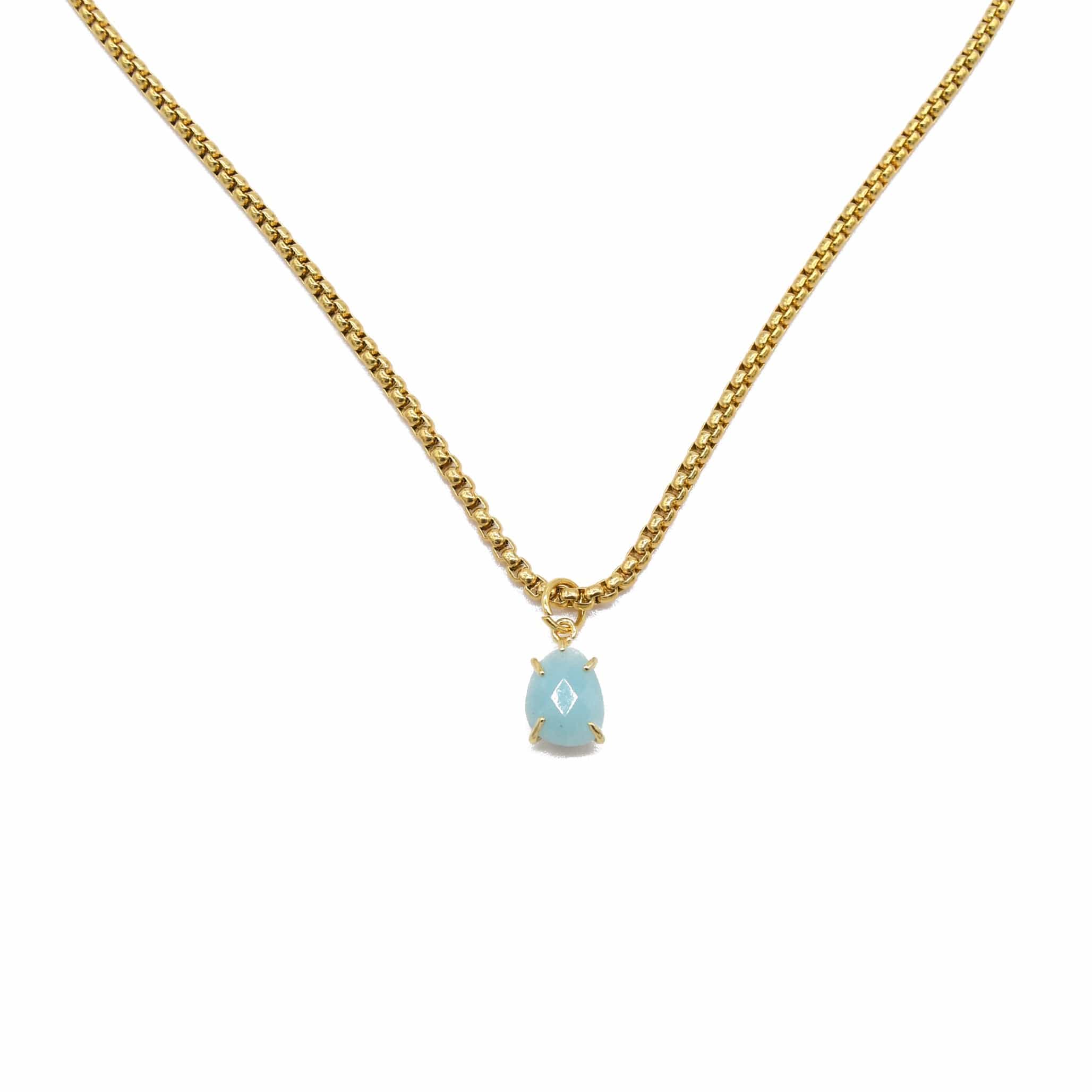 Amazonite Pendant Necklace