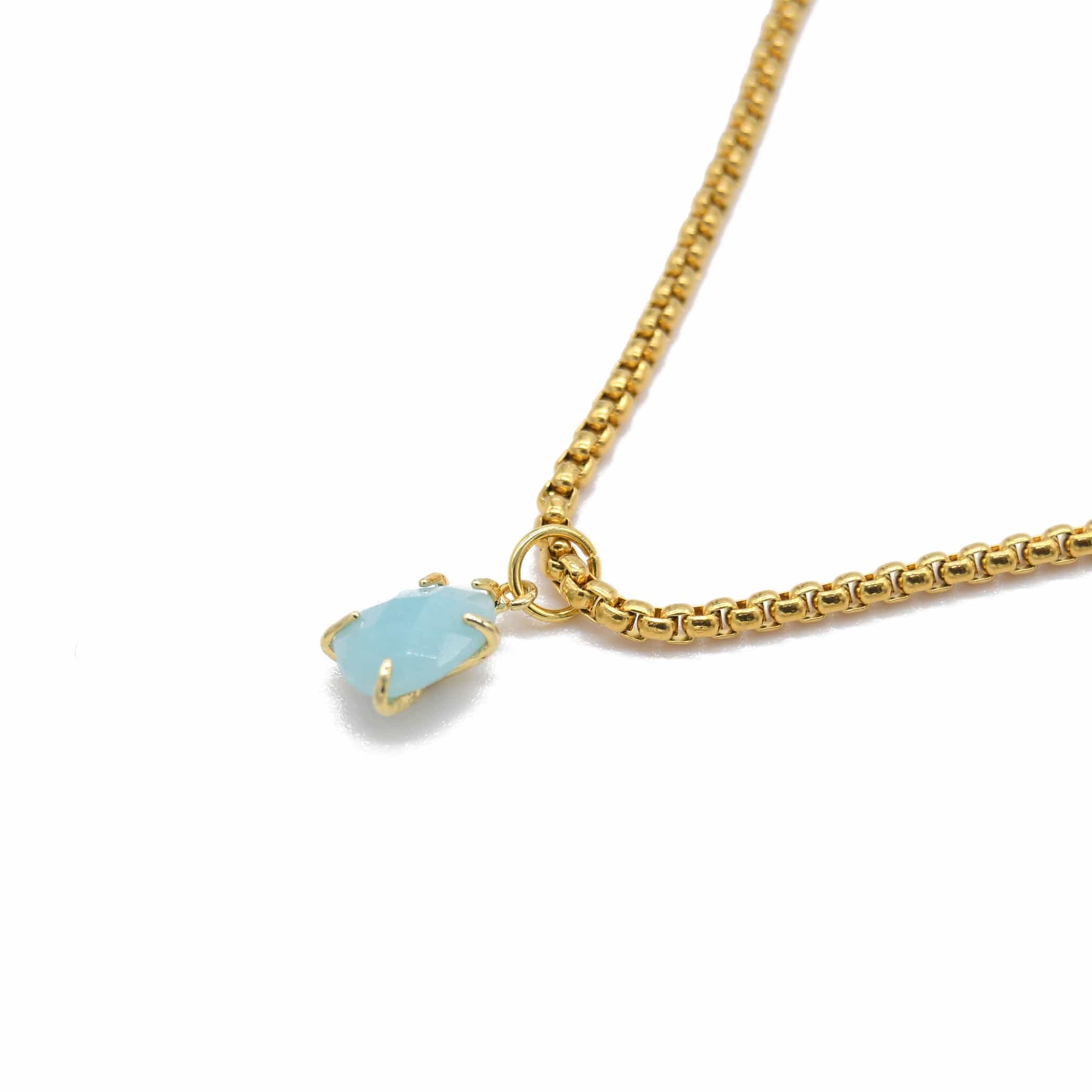 Amazonite Pendant Necklace