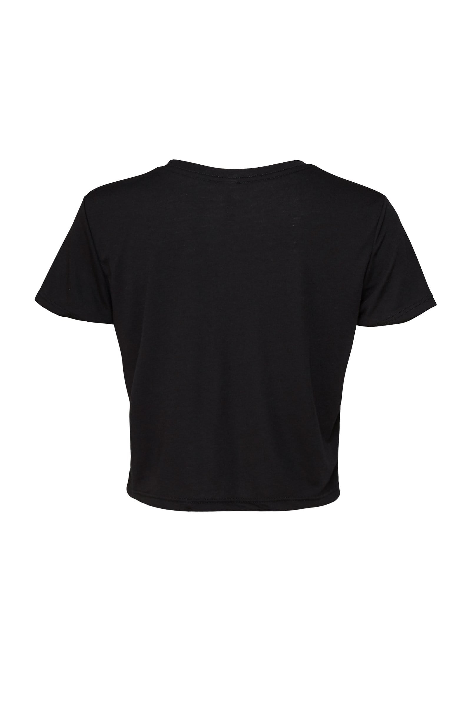Powerful Black Cropped Top