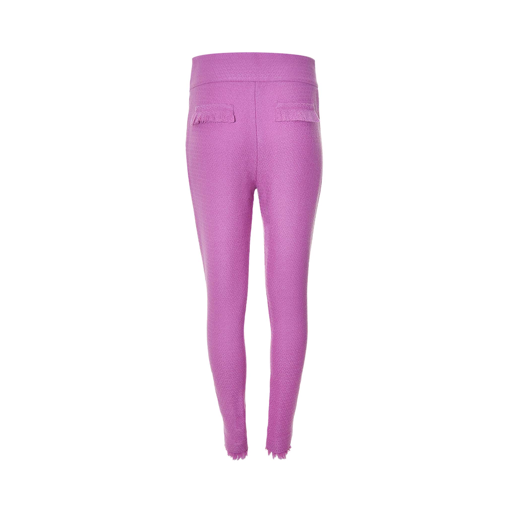 Fleur Purple Tweed Pant
