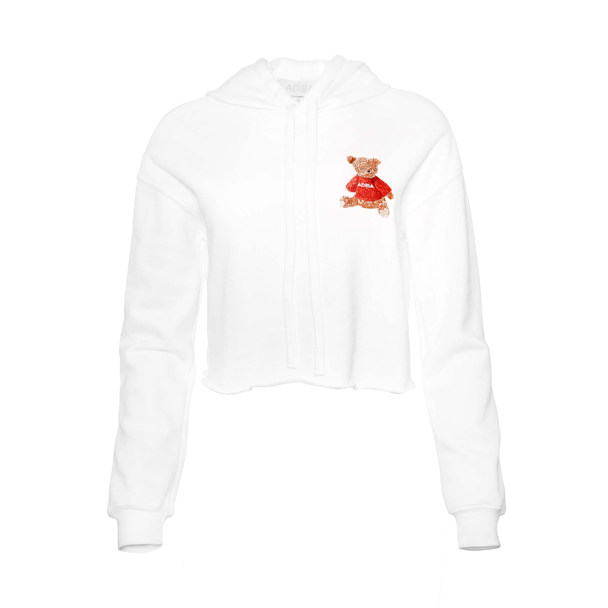 ADIBA Embroidered Bear Hoodie Sweater