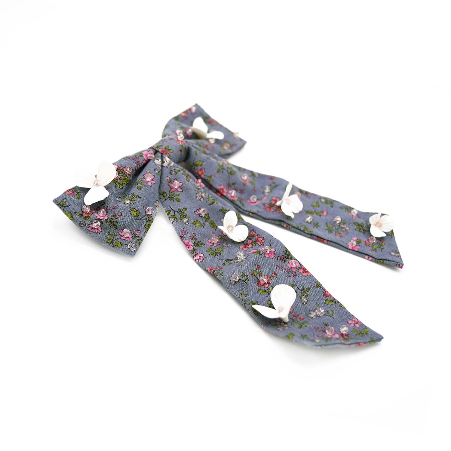 Larkspur Floral Barrette