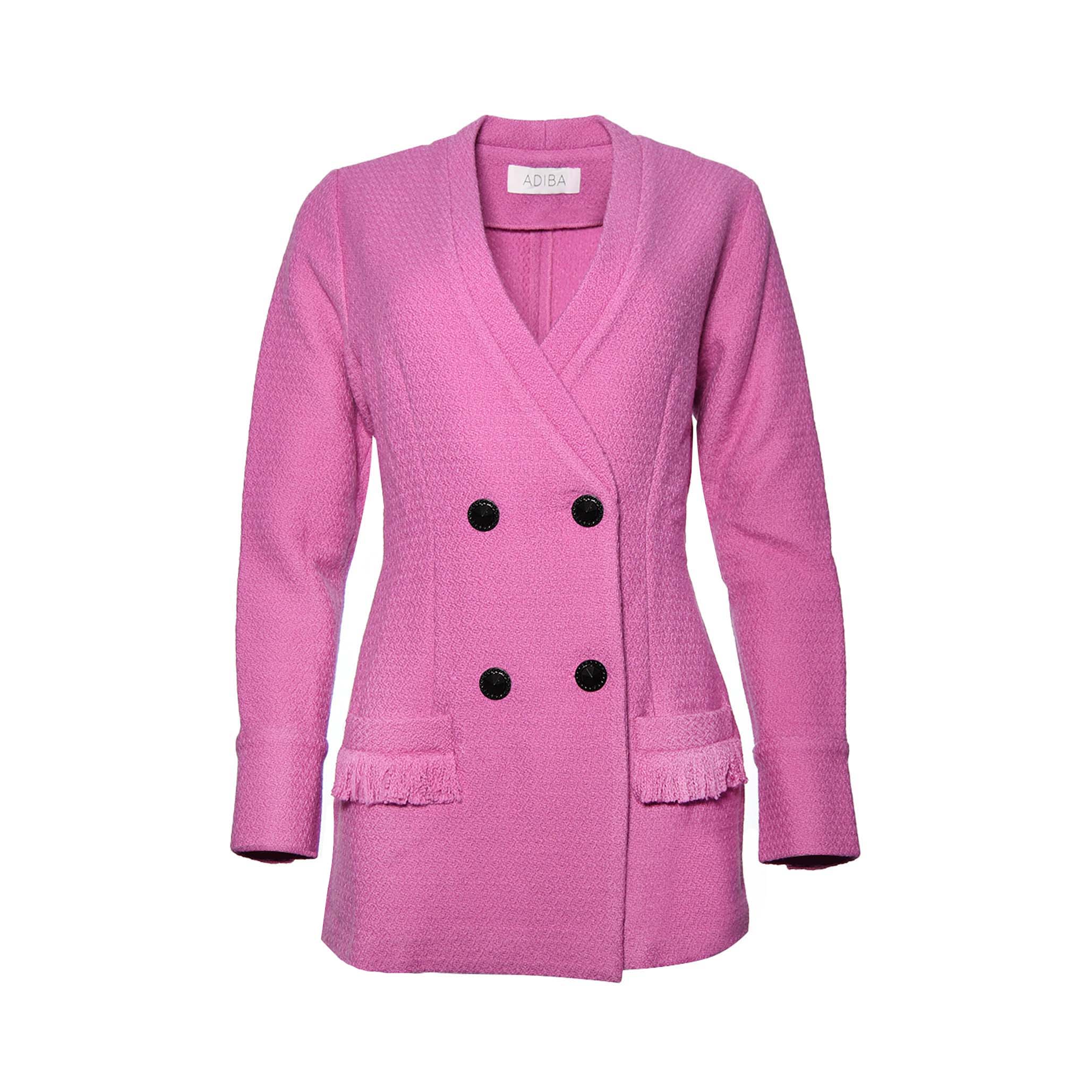 Fleur Purple Tweed Blazer