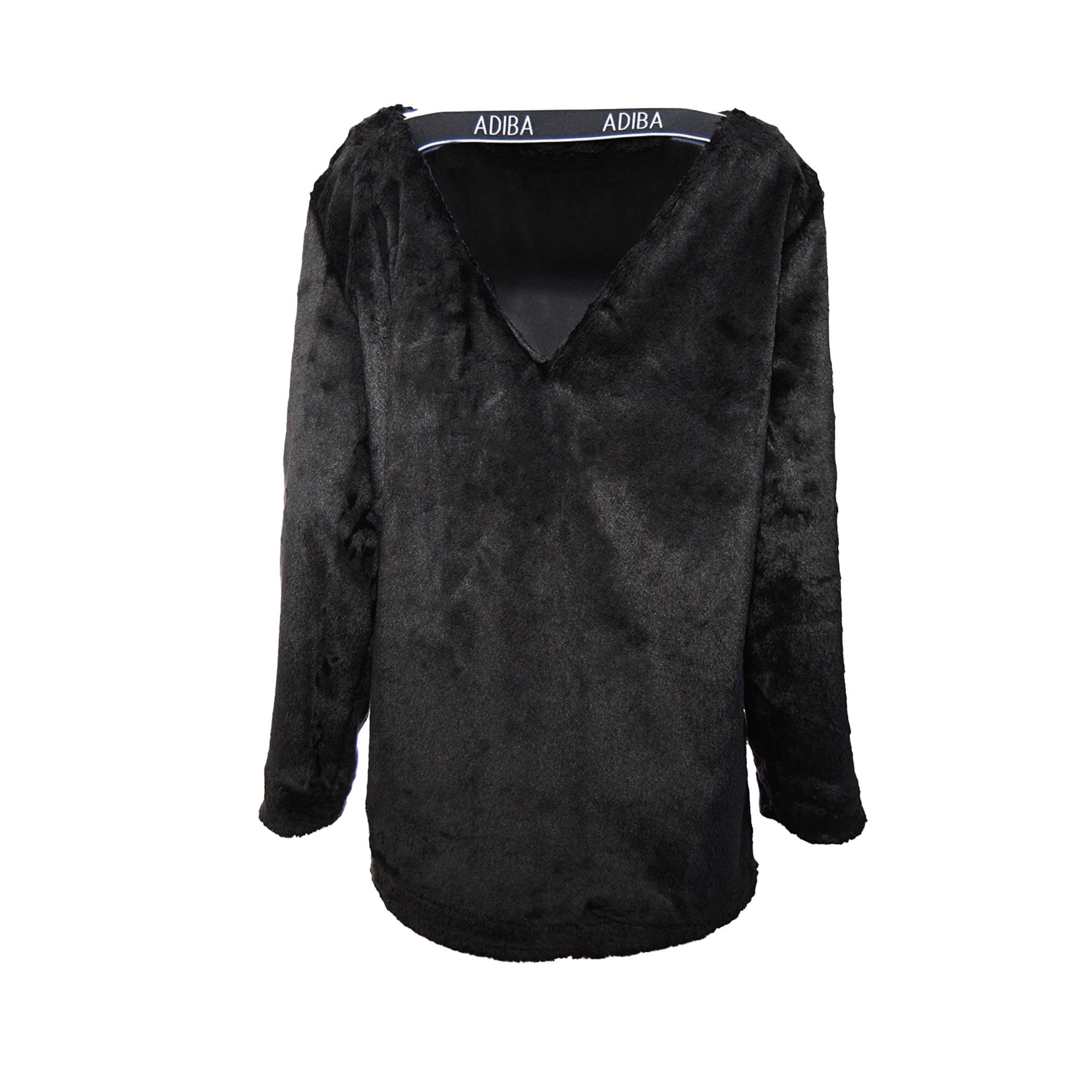 Vegan Fur Oversized Mini Dress
