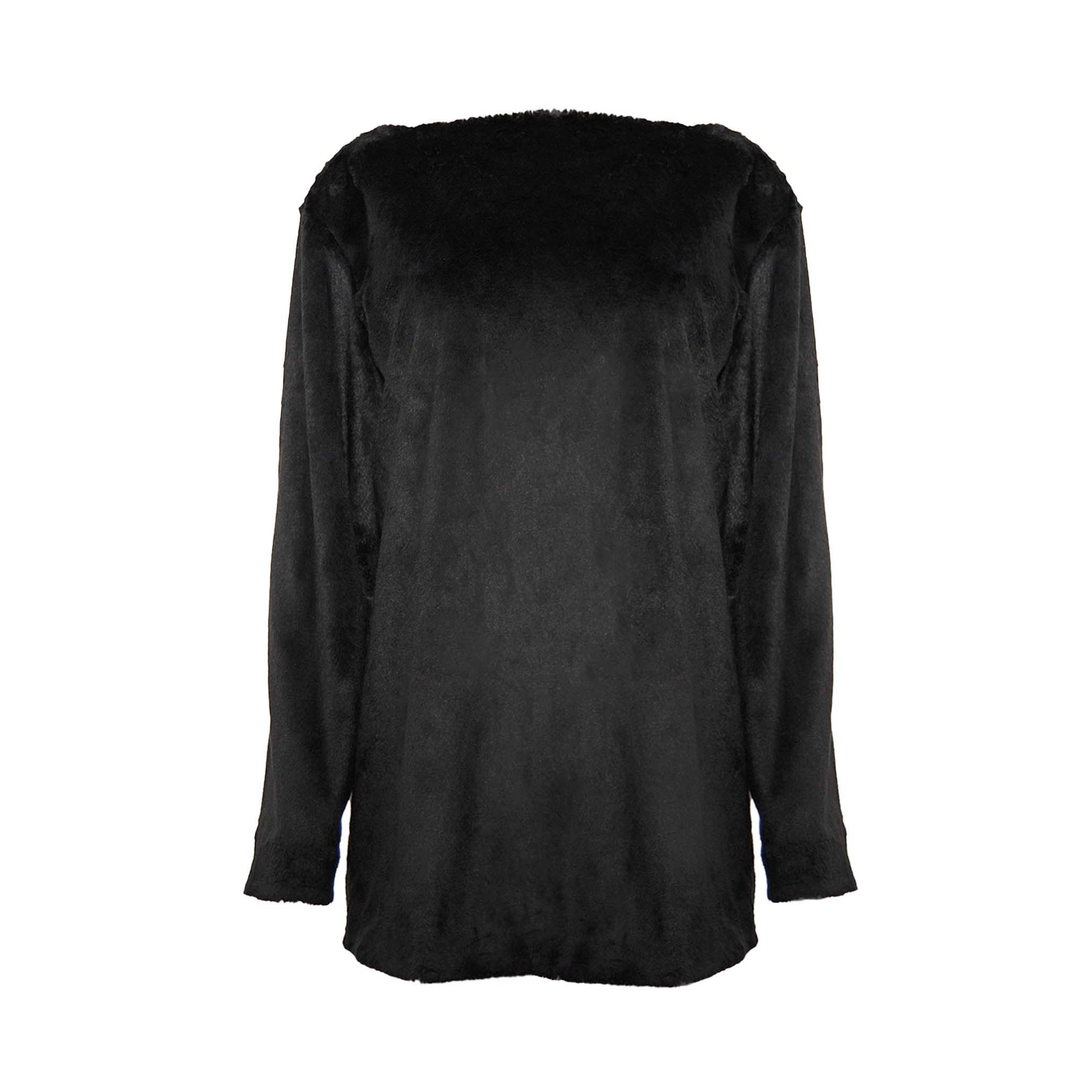 Vegan Fur Oversized Mini Dress