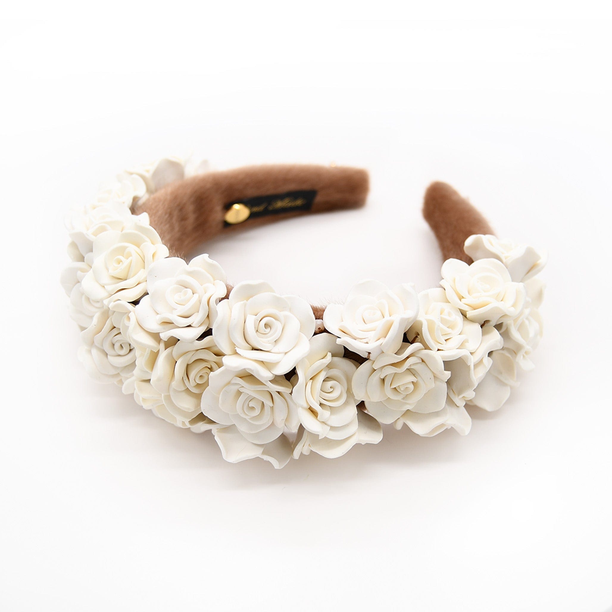 Dusty Rose Floral Vanilla Headband