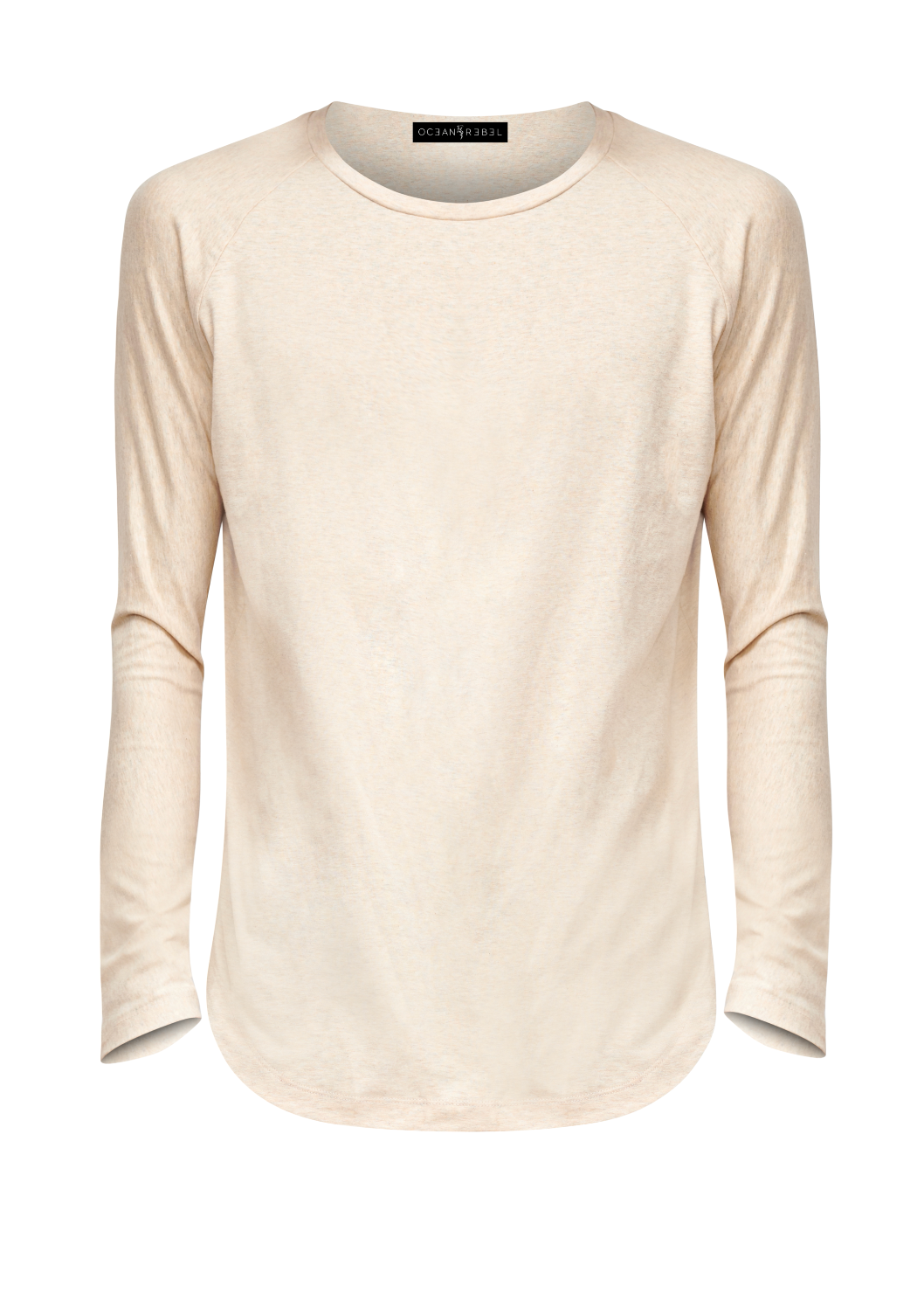 Long Sleeve Scoop Comfort T-Shirt - Raw Oatmeal