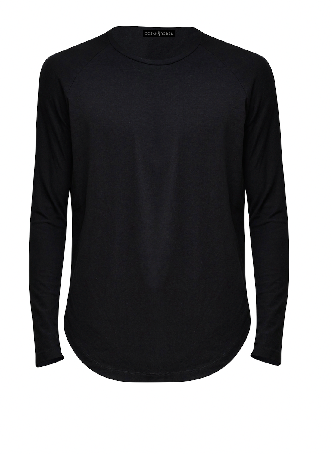 Long Sleeve Scoop Comfort T-Shirt - Black