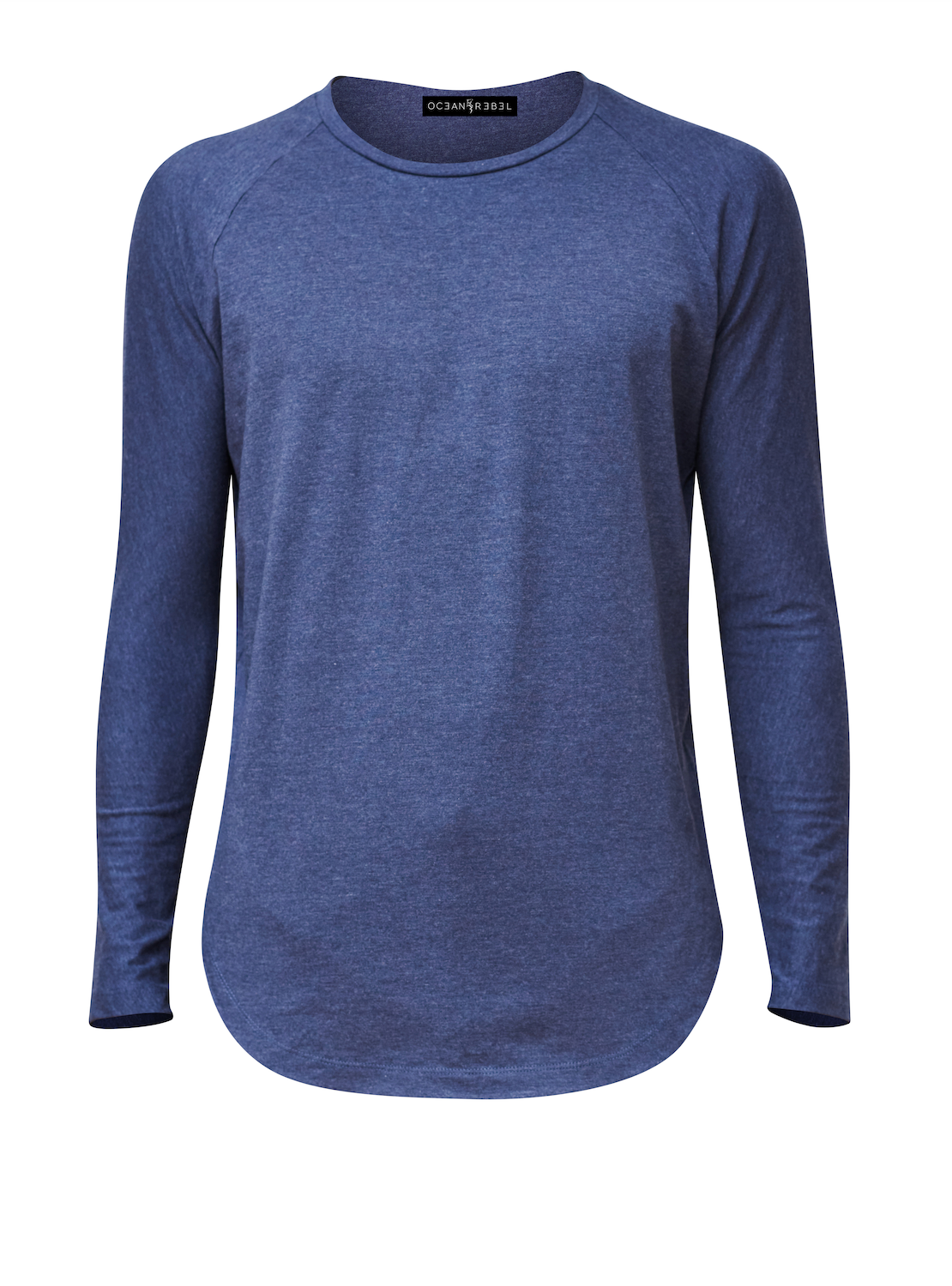 Long Sleeve Scoop Comfort T-Shirt - Ocean Blue