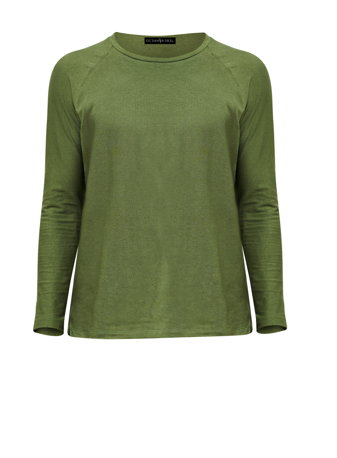 Side-Slit Comfort T-Shirt - Military Green