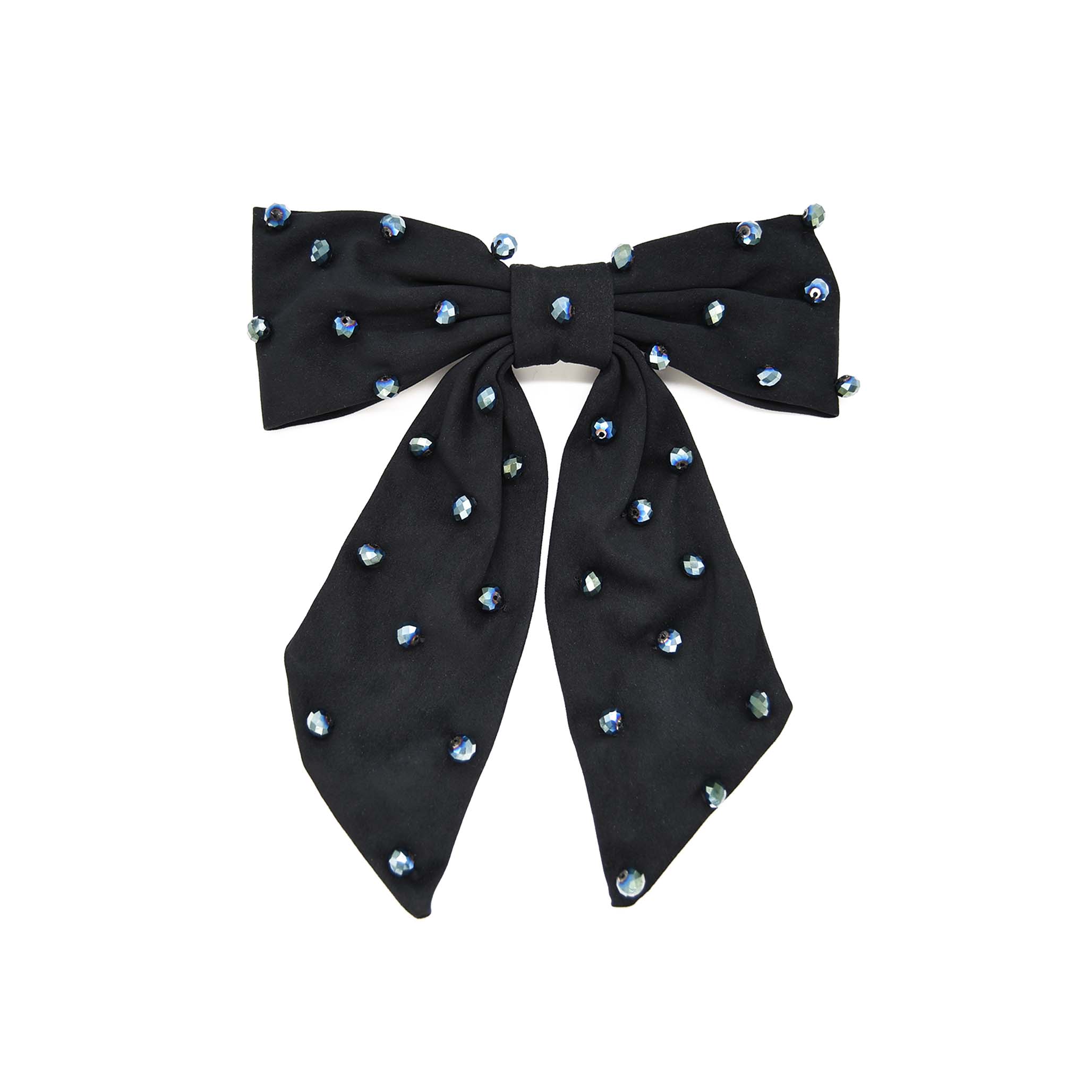 Sprinkled Black Hair Barrette