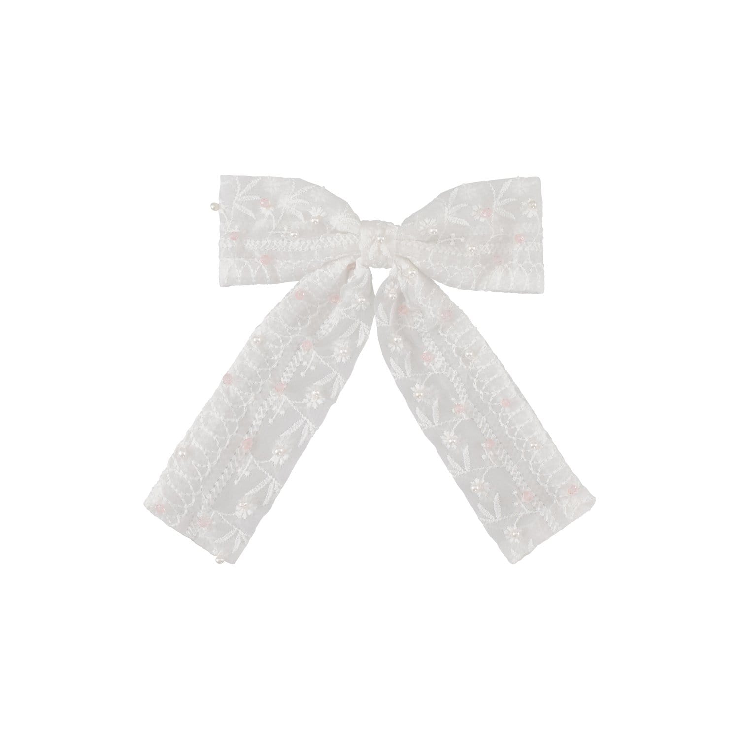 Veronica White Hair Barrette