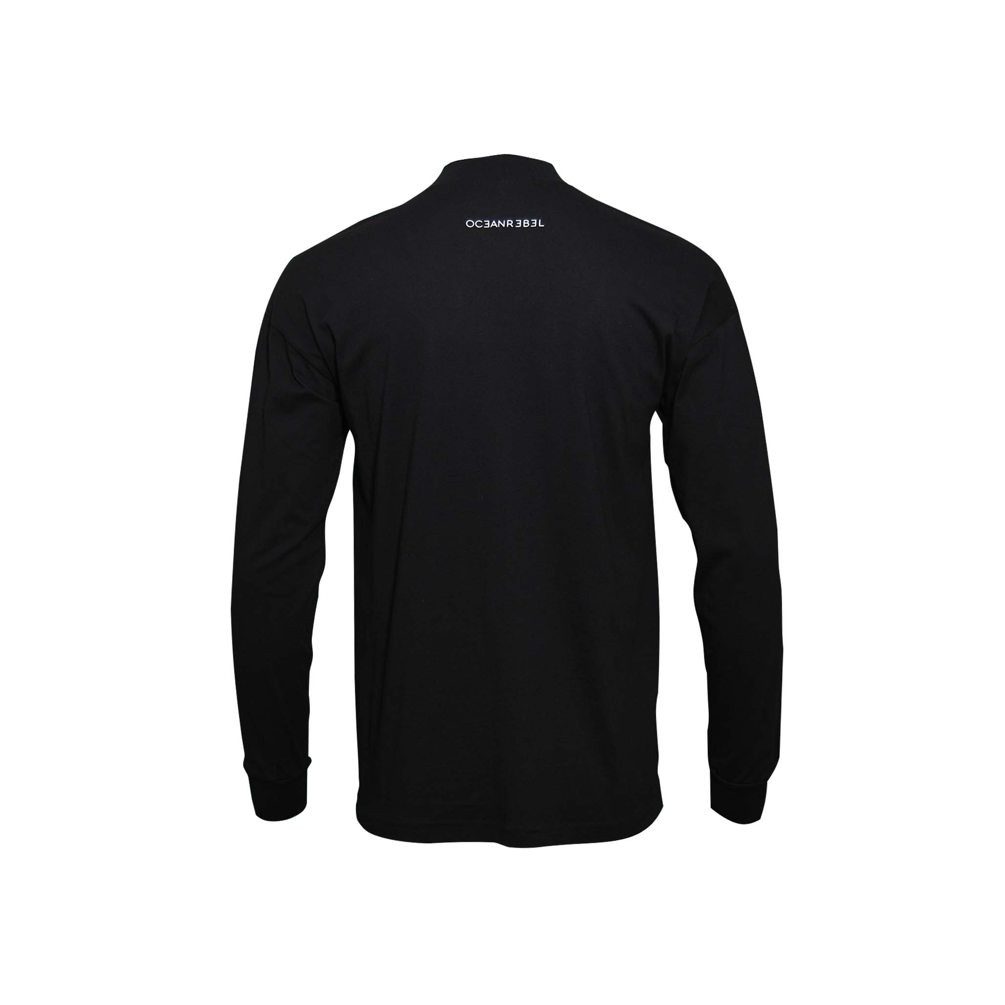 Mock Neck Long Sleeve - Black