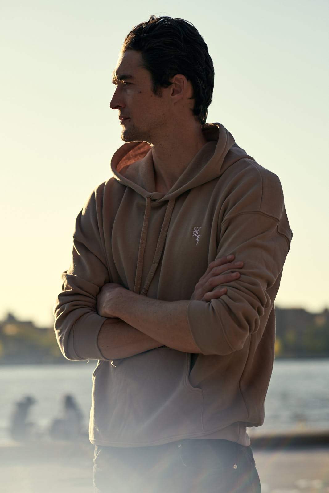 Ocean Rebel Hoodie Embroidered Fleece Logo Hoodie