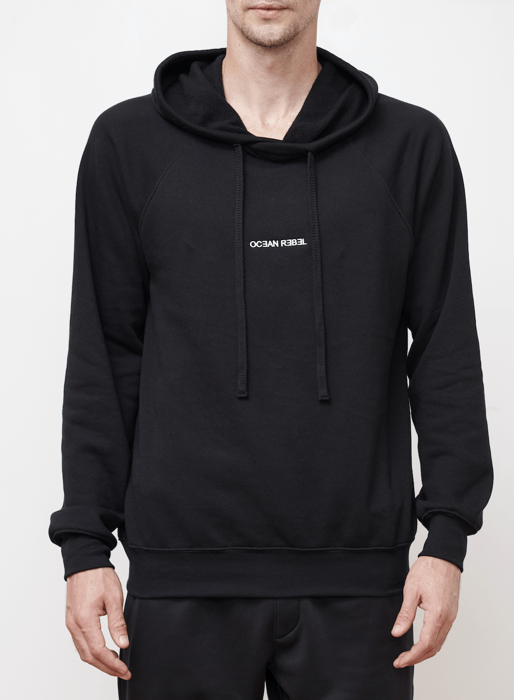 Ocean Rebel Hoodie Small / Black Crossover Hoodie