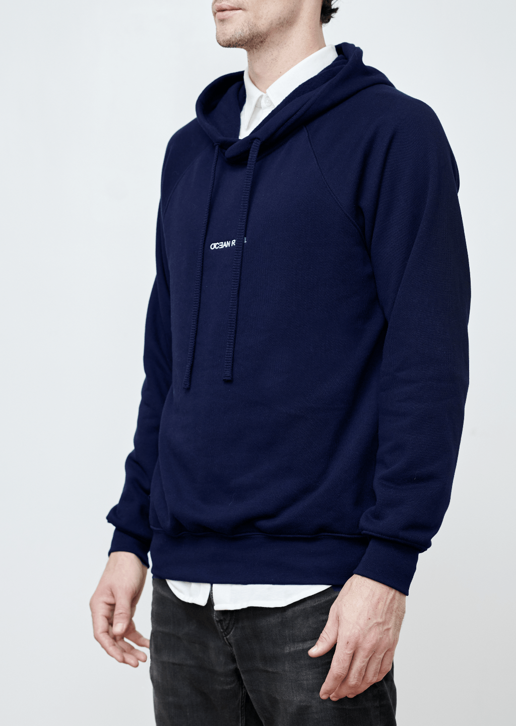 Ocean Rebel Hoodie Small / Navy Crossover Hoodie