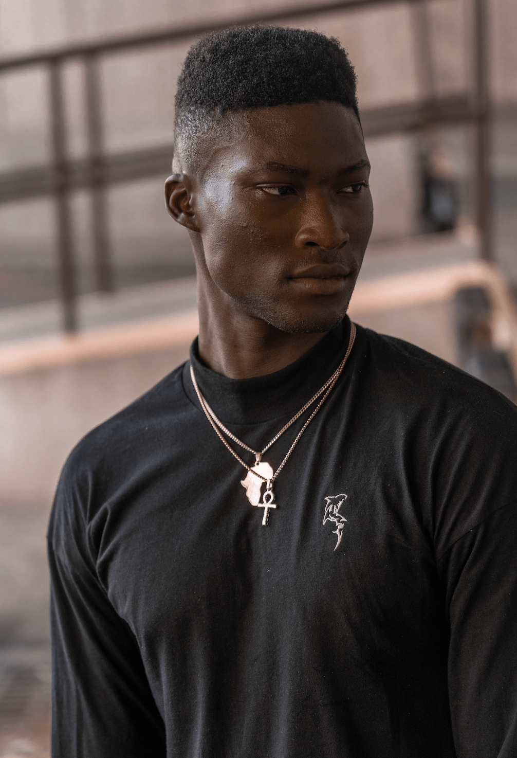 Ocean Rebel Mock Neck Long Sleeve