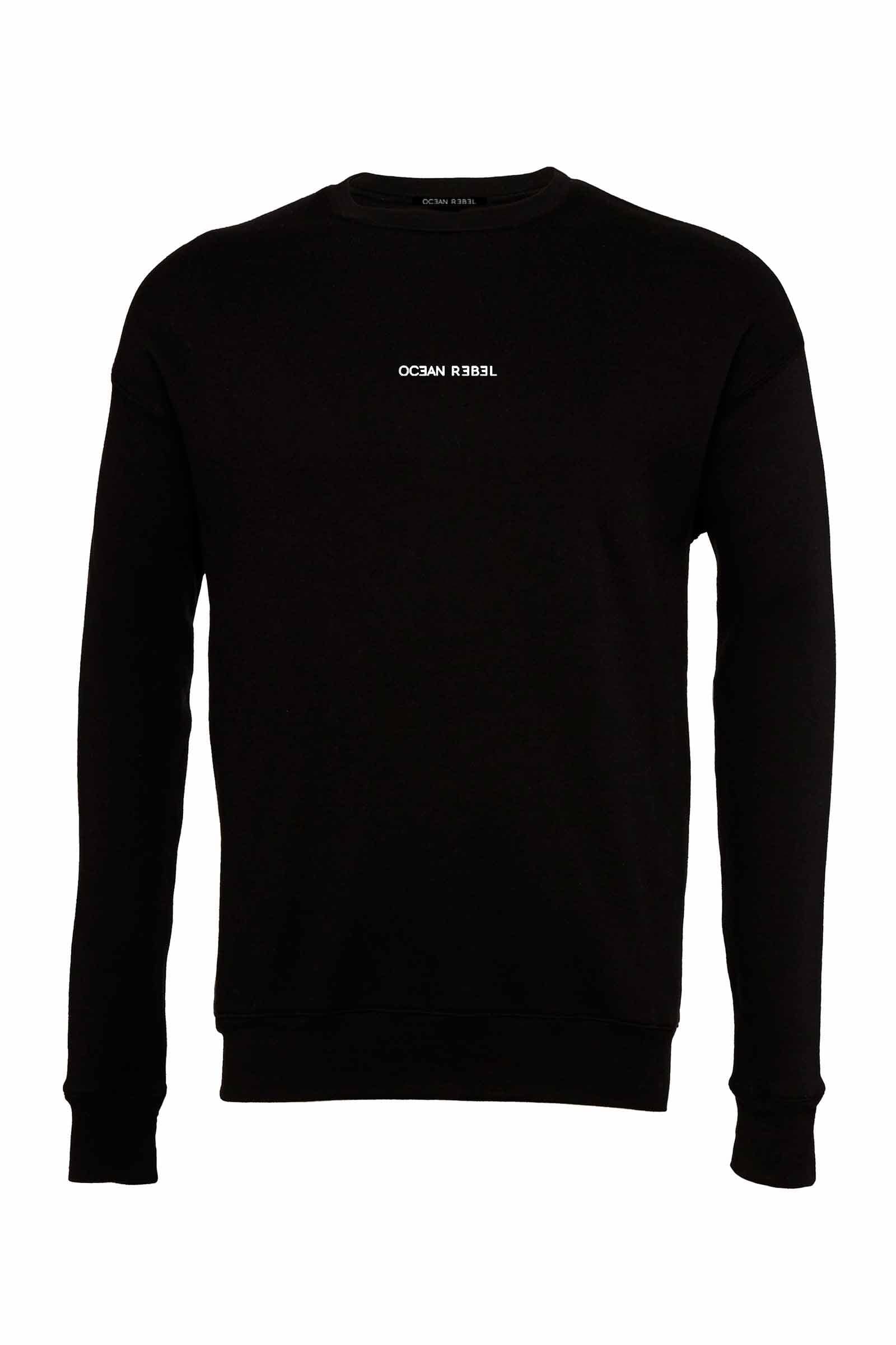 Ocean Rebel sweatshirt S / Black Drop Shoulder Sweatshirt