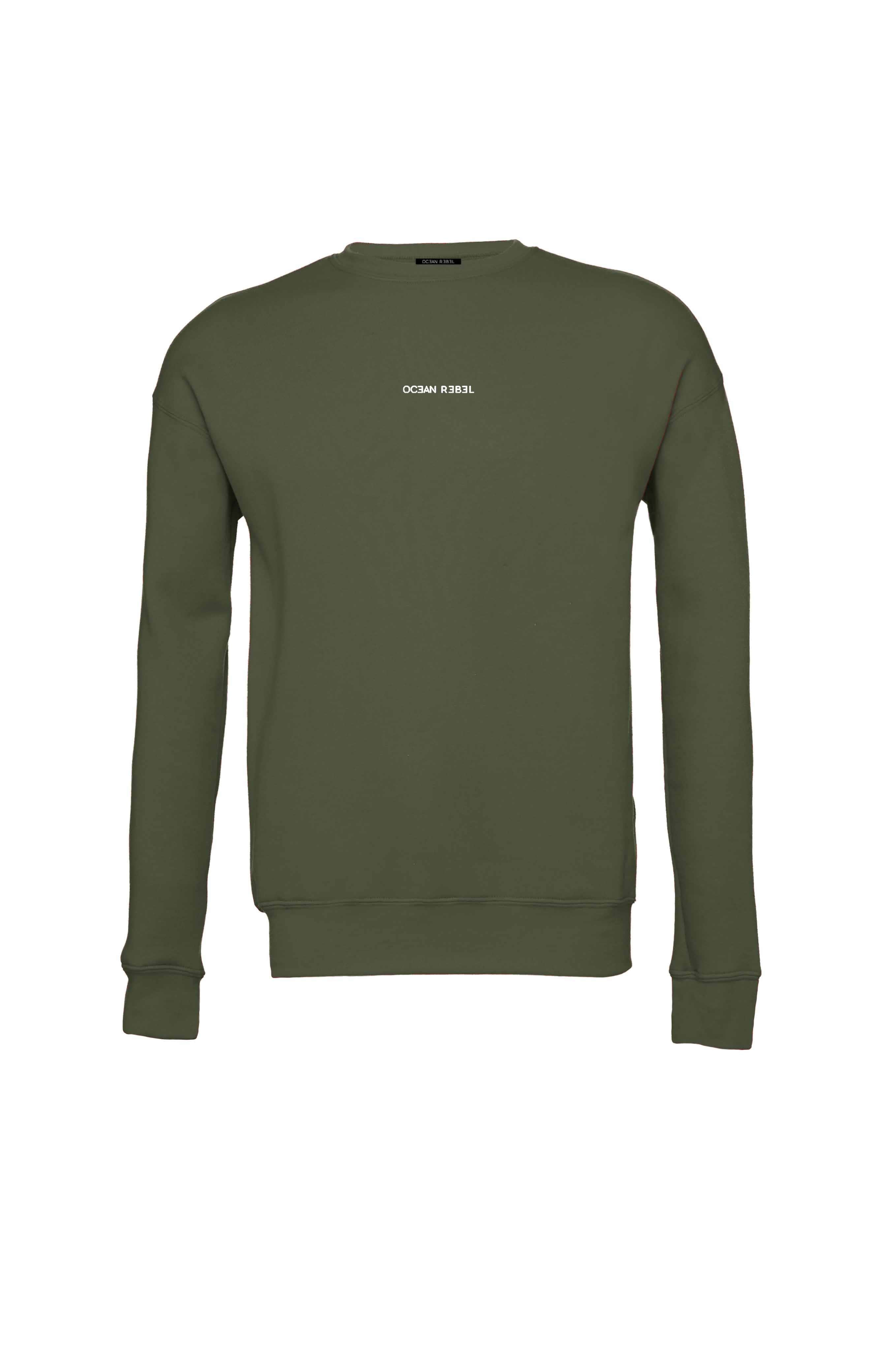 Ocean Rebel sweatshirt S / Military Green Drop Shoulder Sweatshirt