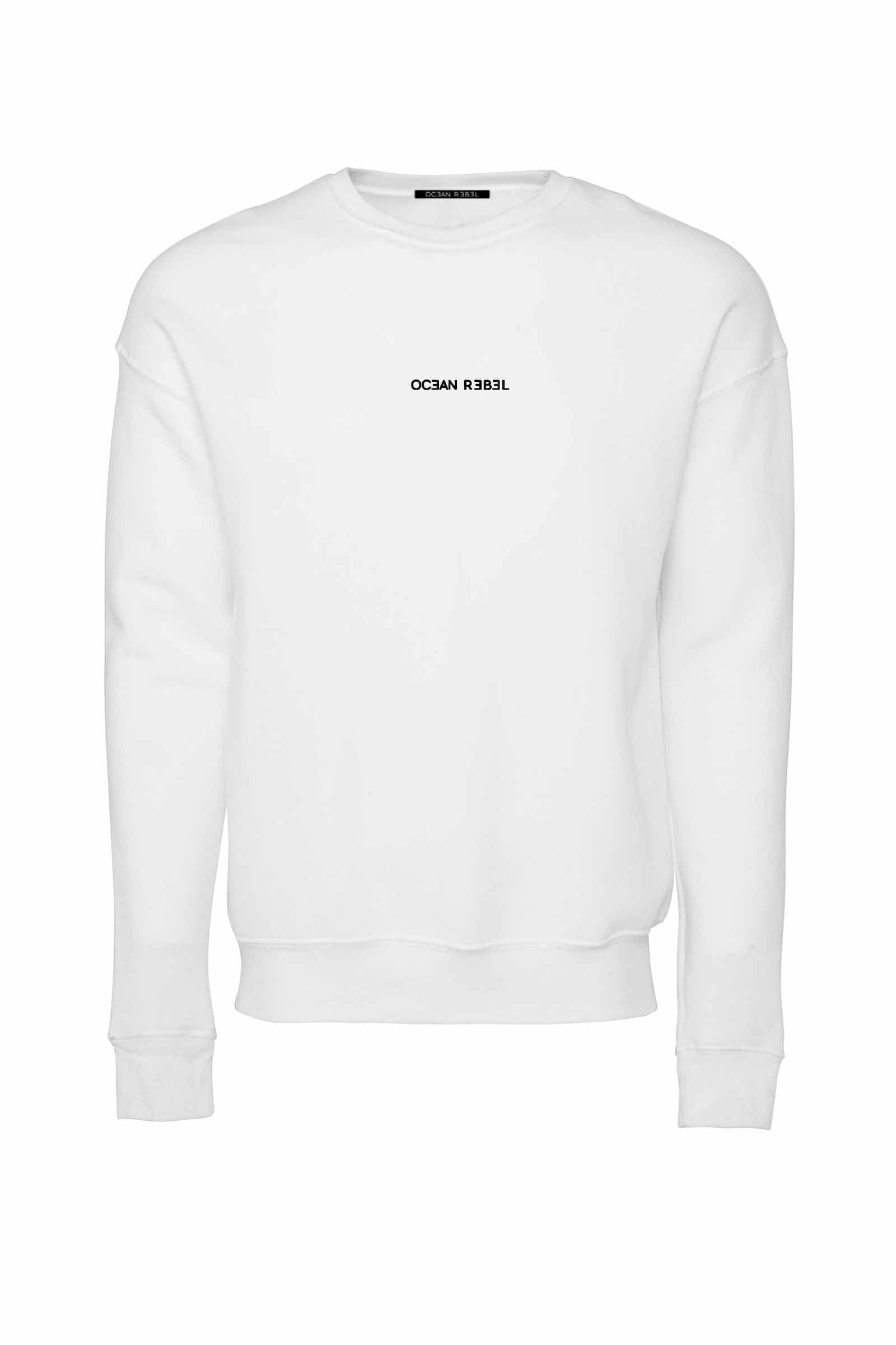 Ocean Rebel sweatshirt S / White Drop Shoulder Sweatshirt