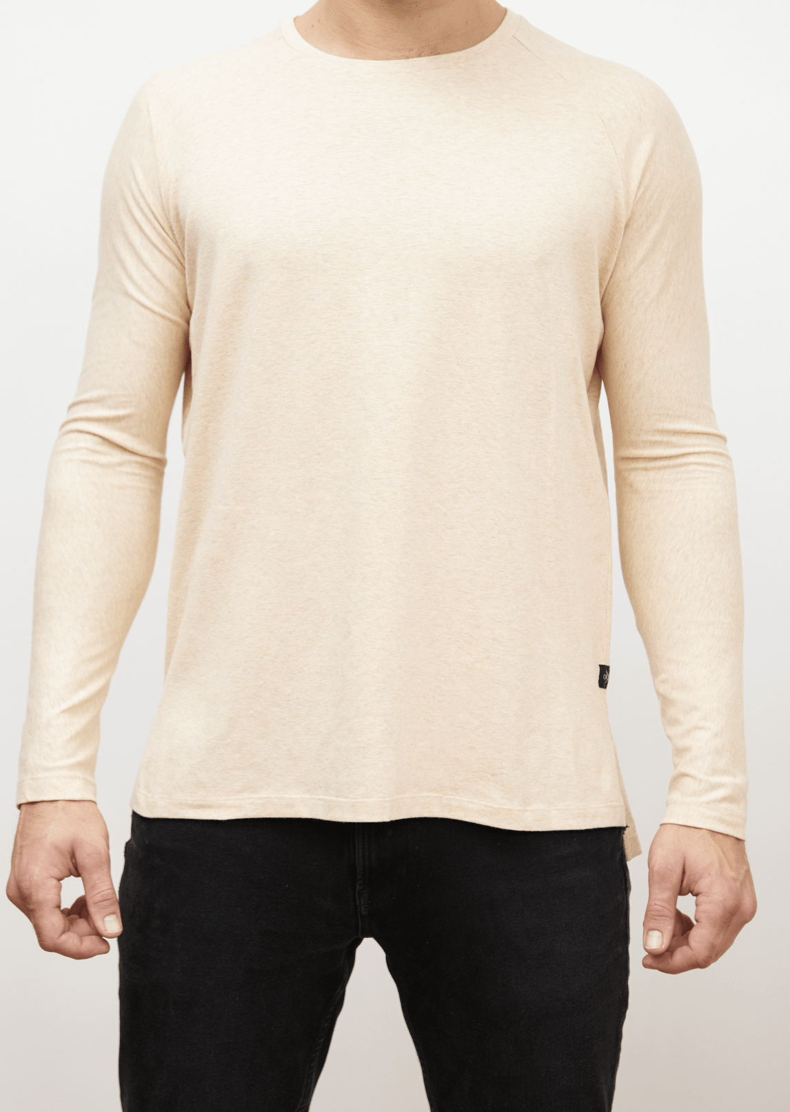 Ocean Rebel T-Shirt Small / Oatmeal Fishtail Long Sleeve Tee