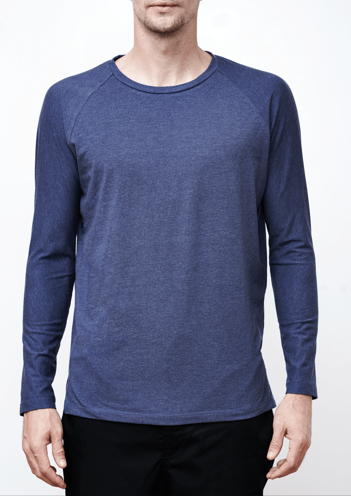 Ocean Rebel T-Shirt Small / Ocean Blue Split Hem Long Sleeve Tee