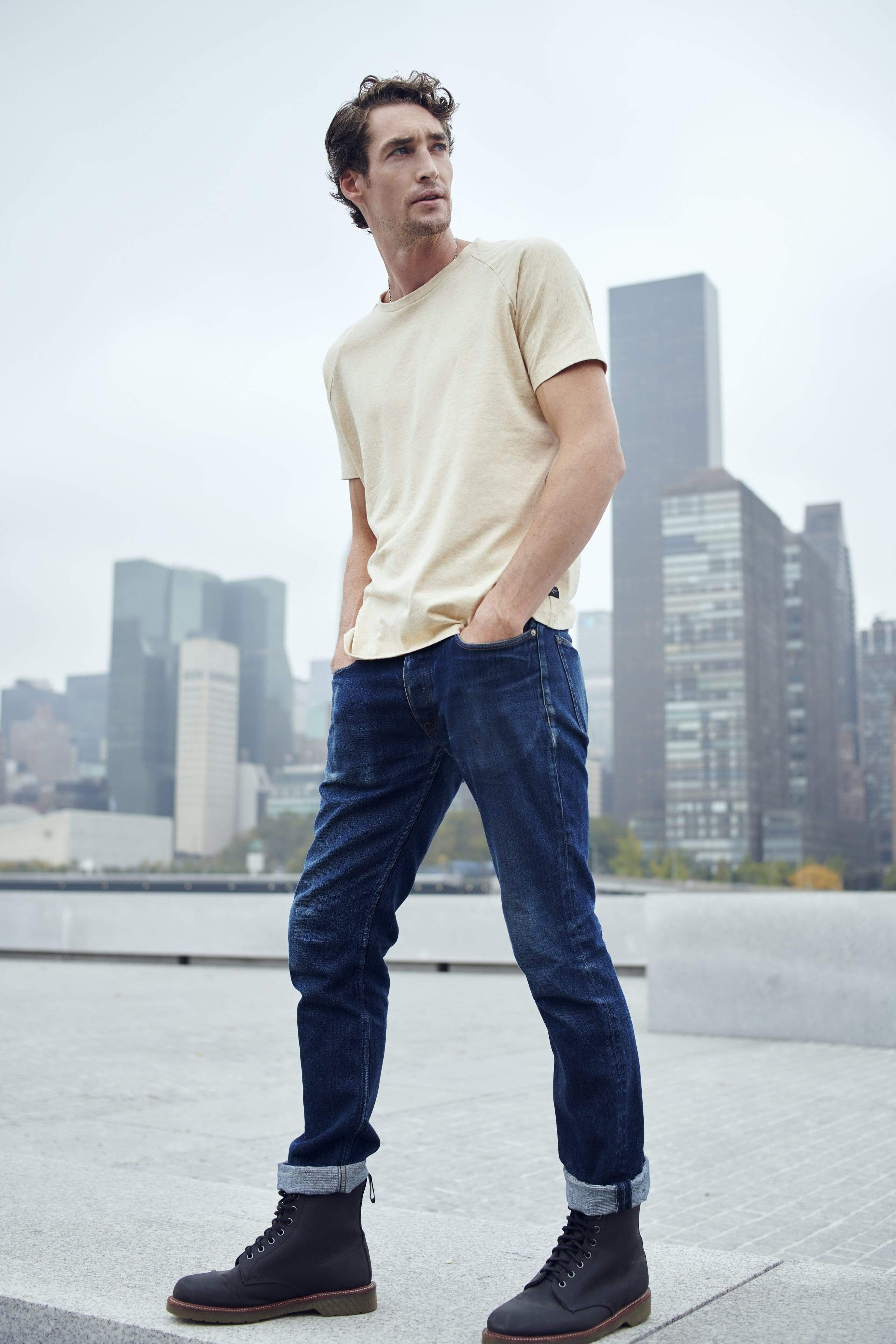 Ocean Rebel t-shirt Straight Hem Short Sleeve Tee
