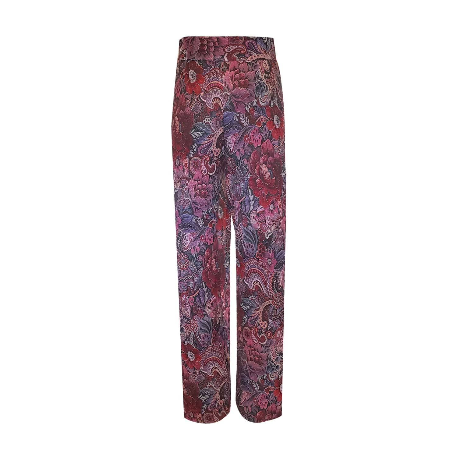 Jacquard Floral Wide Leg pants