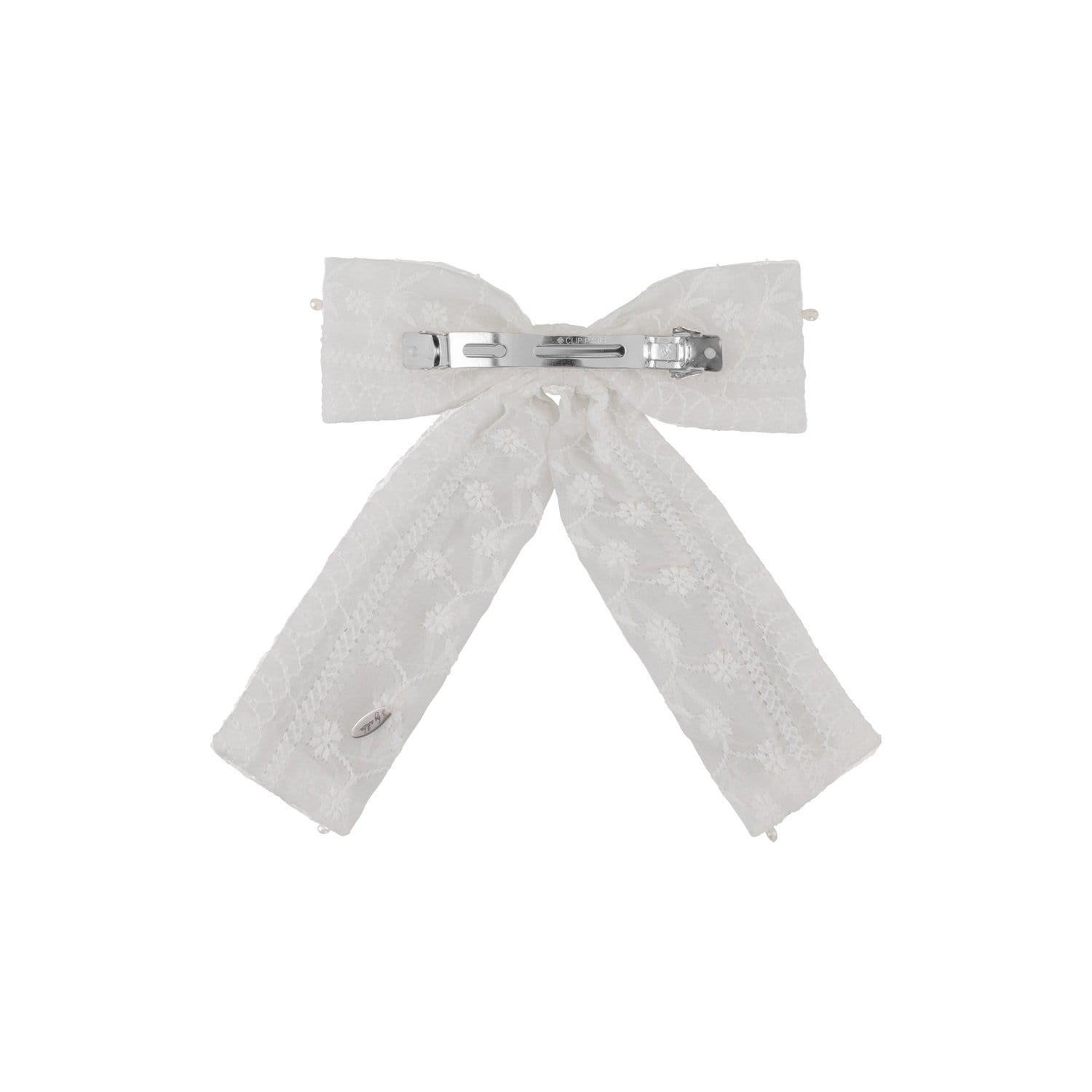 Veronica White Hair Barrette