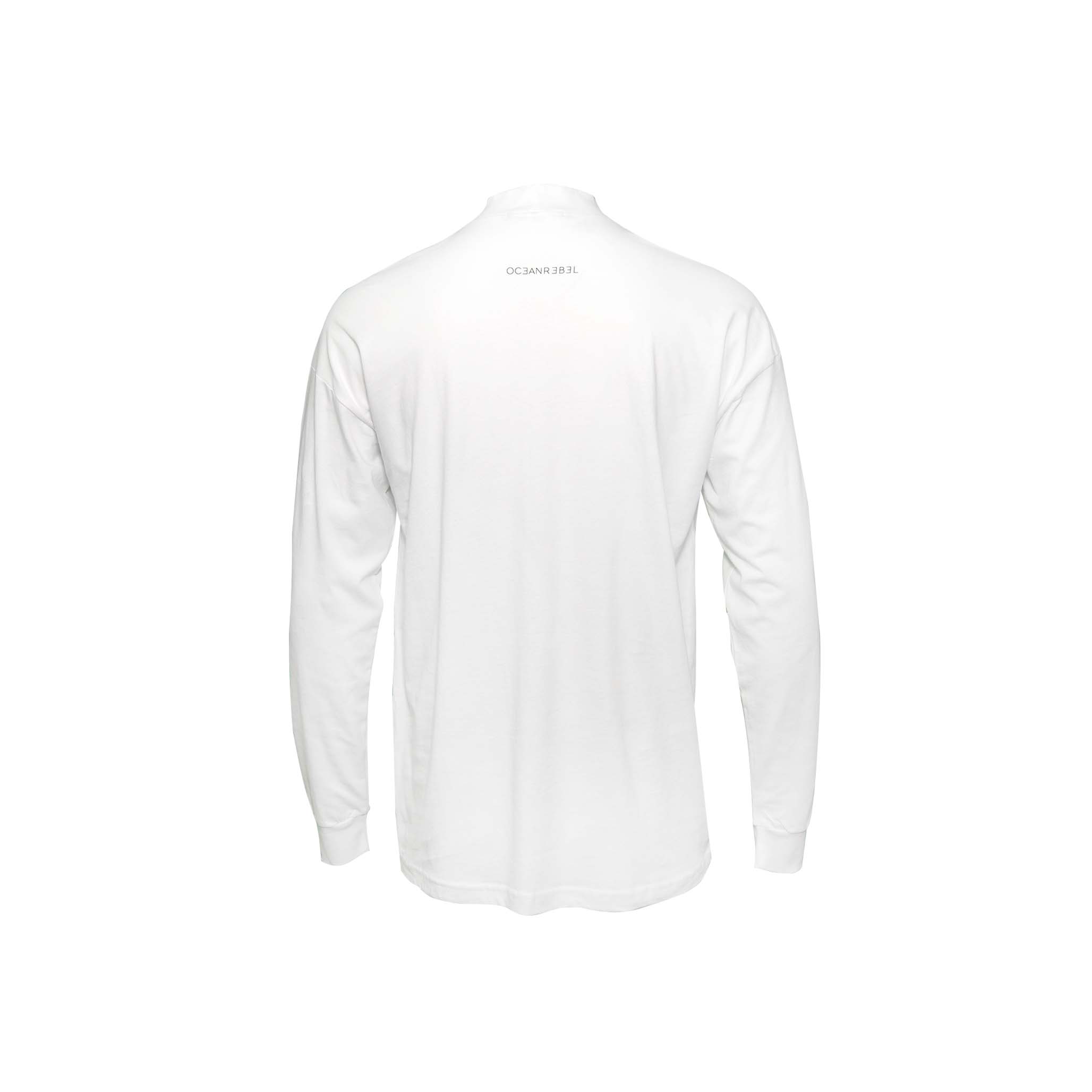 Mock Neck Long Sleeve - White